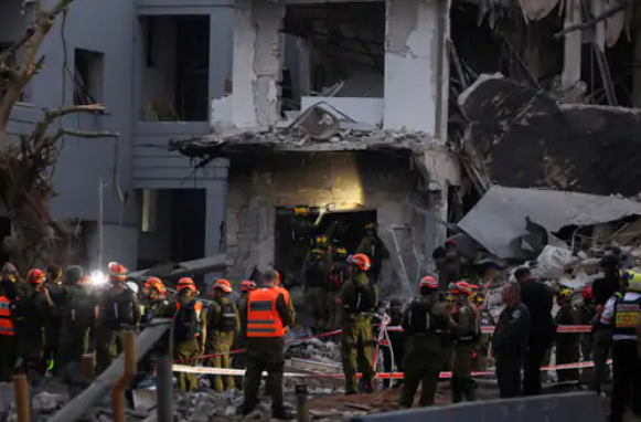 Iran's missile attack on Petah Tikva, Israel