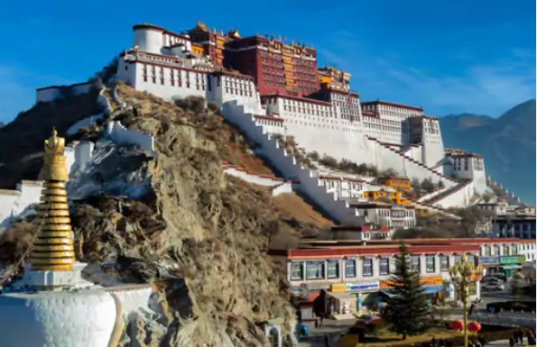 Residence of the Dalai Lama and Tibetan followers in McLeod Ganj, Dharamshala.
