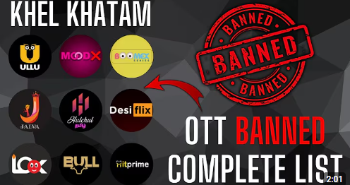25 OTT platforms including Ullu-ALTT banned: